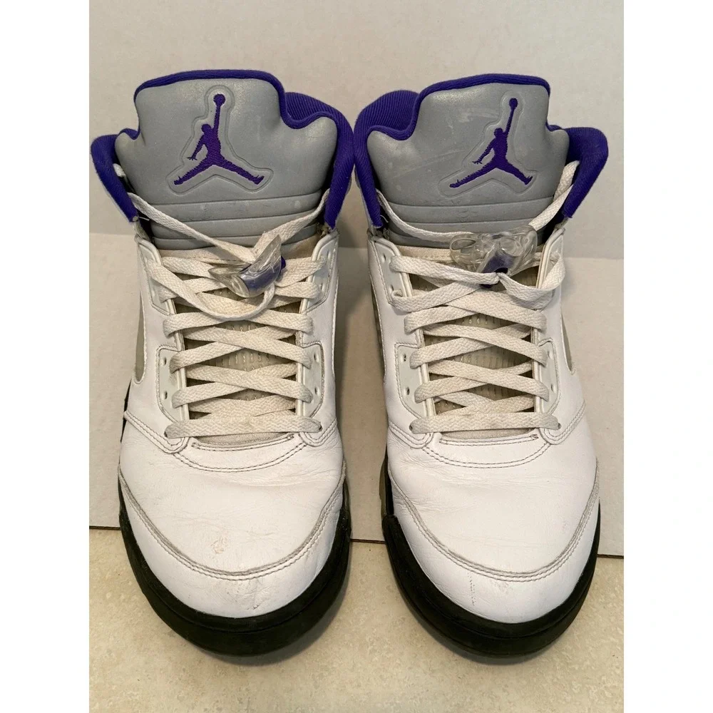 Air Jordan 5 Retro Concord White‎ Purple Black DD0587-141 Mens Size 13